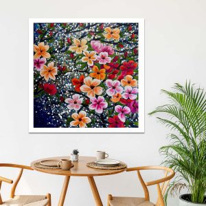 Frangipani Lumina Canvas Print - Image 4